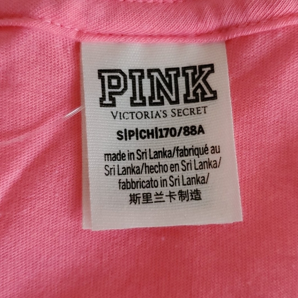 PINK VICTORIA'S SECRET TEE SIZE S - Picture 3 of 5